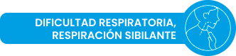 Dificultad respiratoria y respiración sibilante