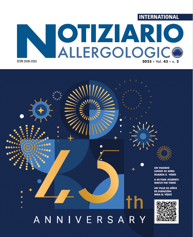 Notiziario Allergologico 2025 – vol. 43, n. 2 – 45th Anniversary Edition