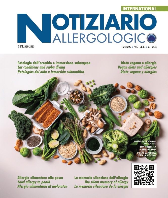 Notiziario Allergologico 2026 – vol. 44, n. 2-3